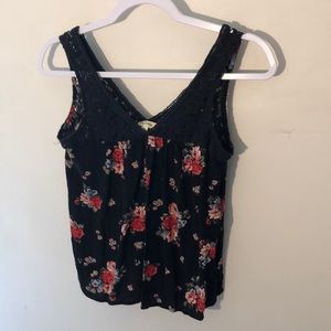 Tank top with lace